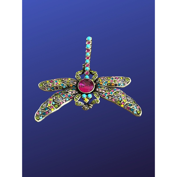 Heidi Daus "Collector Edition" Swarovski Crystal “Critter” DRAGONFLY, NWOB - Picture 2 of 6